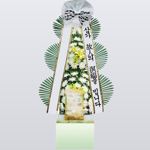 전주 근조 쌀화환 10kg